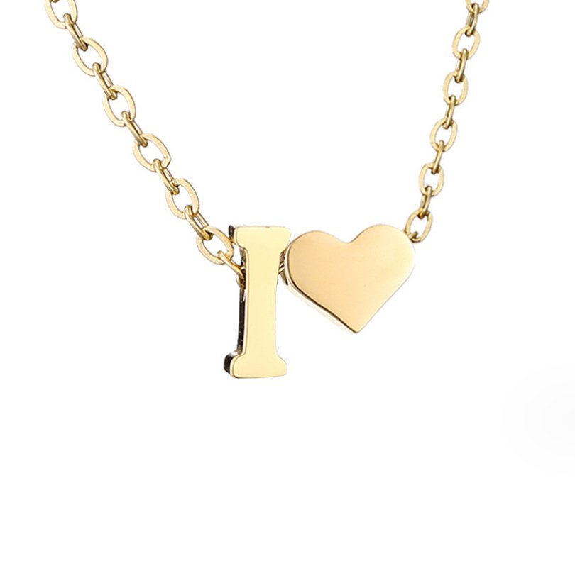 Colar de Ouro 'Eternal Love' com Letra