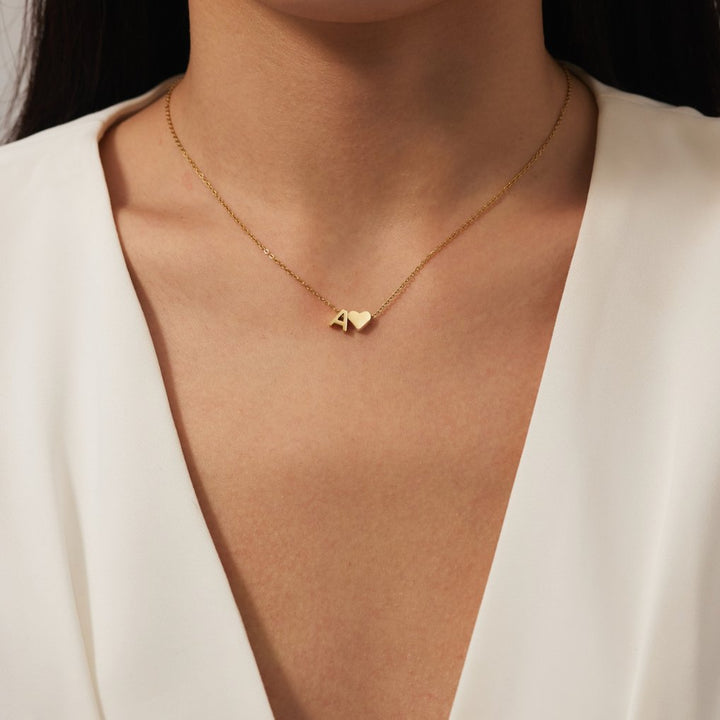 Colar de Ouro 'Eternal Love' com Letra