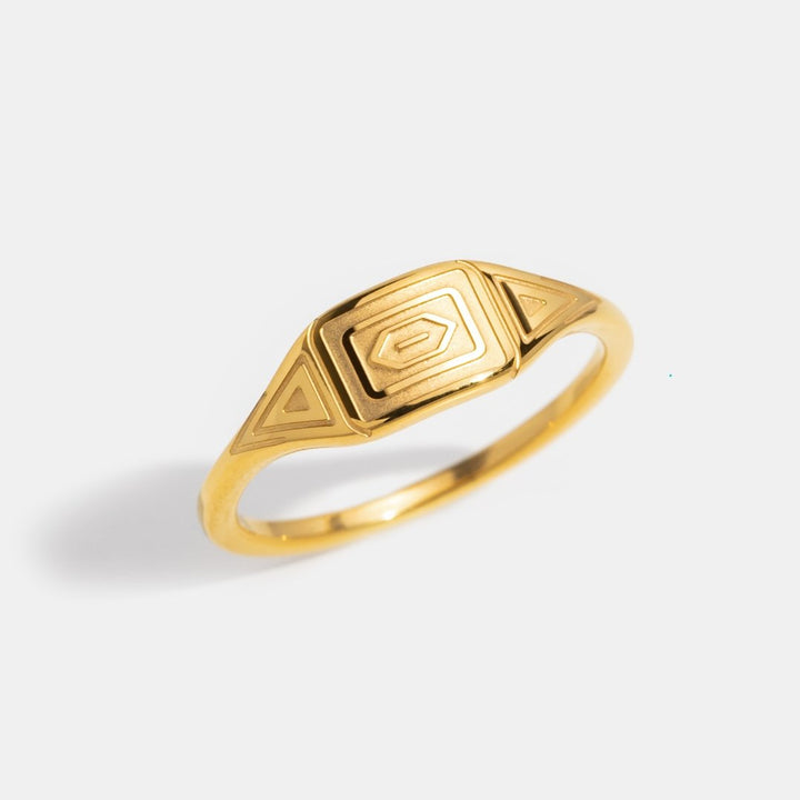Anel Adaline em ouro