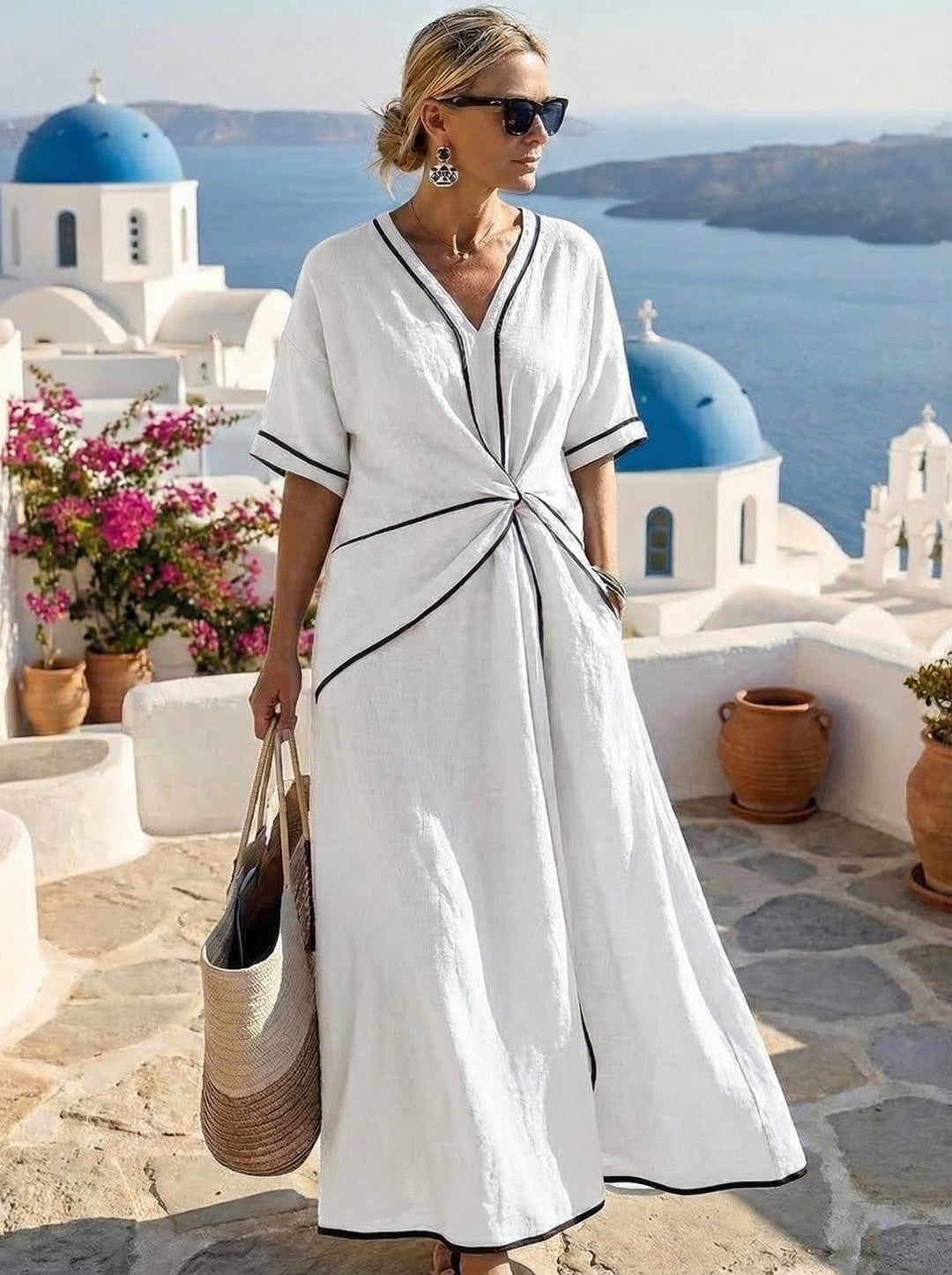 Vestido de Verão Santorini™