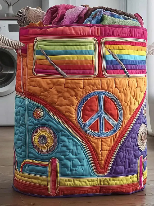 Cesta de Roupa Estilo Hippie