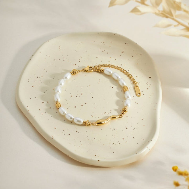 Pulseira de Pérola de Água Doce Lov