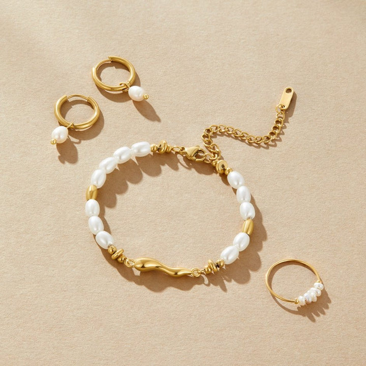 Pulseira de Pérola de Água Doce Lov