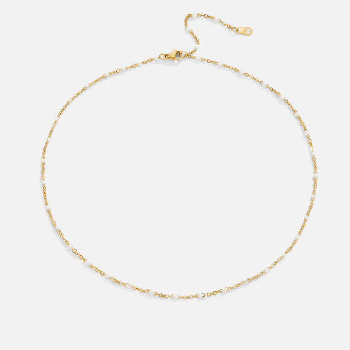 Colar Mila de Pérolas Brancas