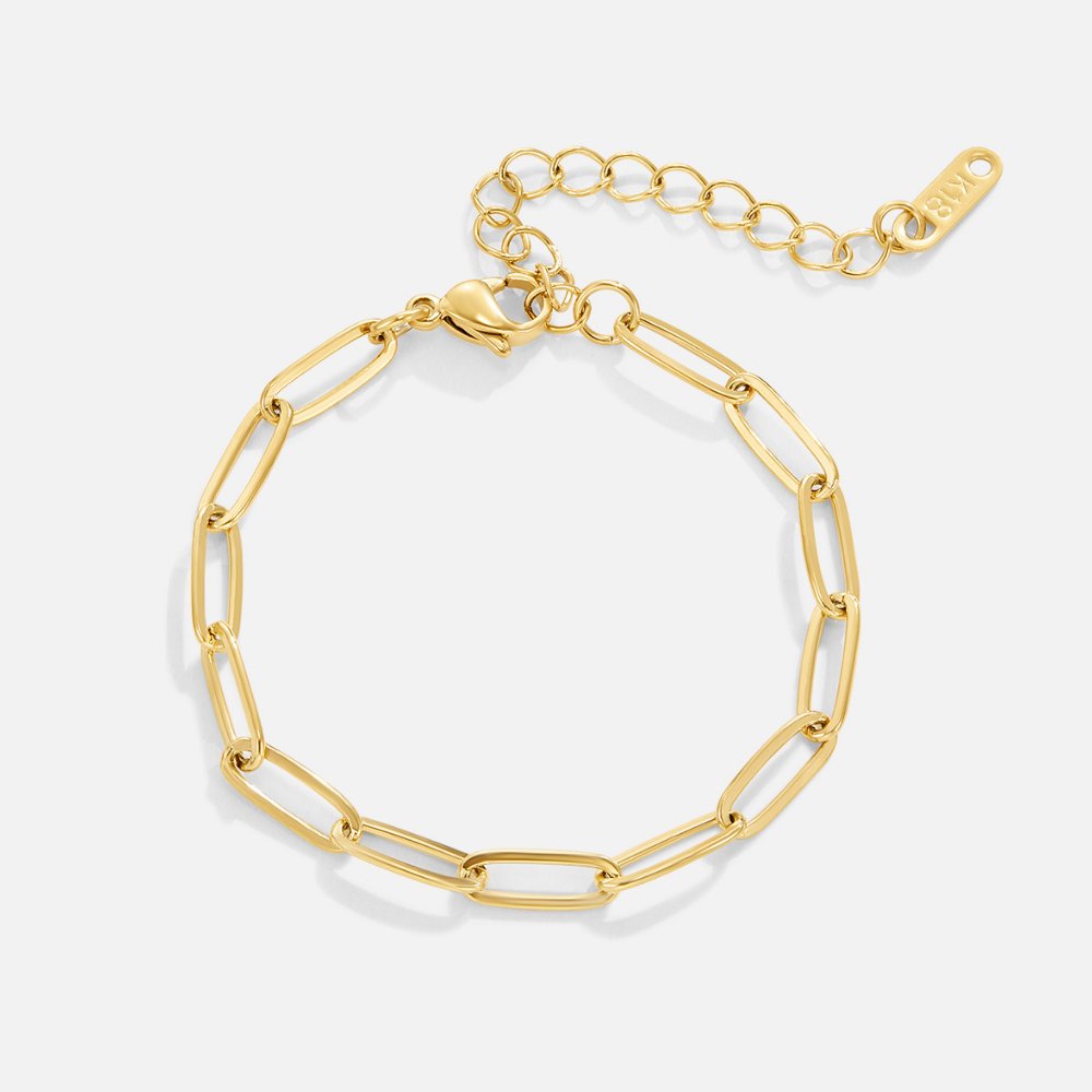 Pulseira de Ouro Clip