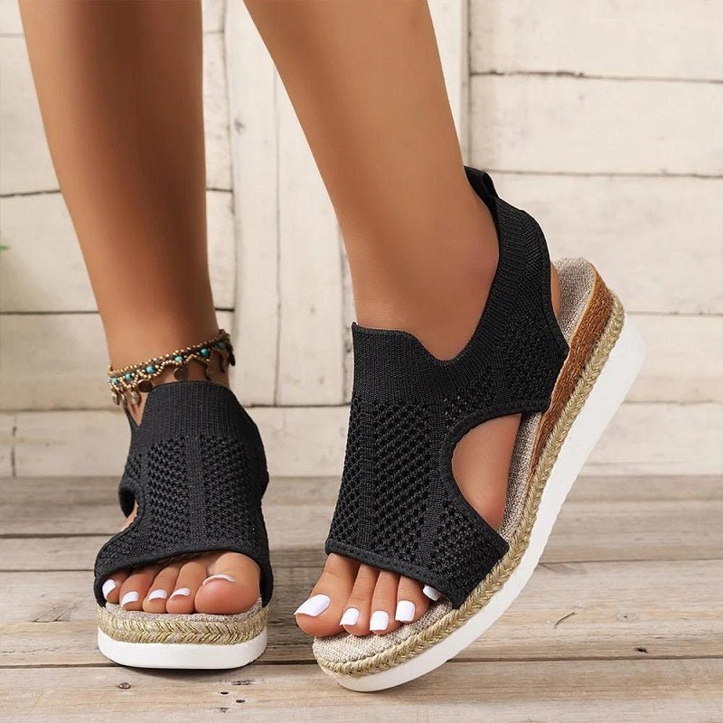 Riley™ - Sandálias ortopédicas de praia confortáveis com salto
