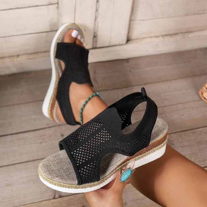 Riley™ - Sandálias ortopédicas de praia confortáveis com salto
