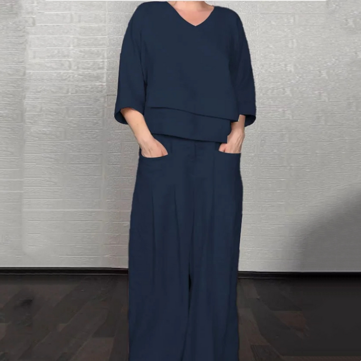Noa | Conjunto Minimalista Solto de Duas Peças